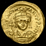 Солид. Тиберий II Константин. Византия