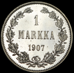 1 марка 1907 (Финляндия) L