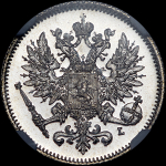 25 пенни 1909 (Финляндия) (в слабе) L