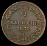 2 байочи 1850 (Ватикан)