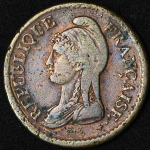 1 децим - 10 сантимов 1798 (Франция)
