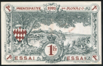 1 франк 1920. Образец (Монако)
