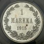 1 марка 1915 (Финляндия) (в слабе)