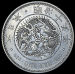 1 йена 1882 (Япония)