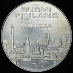 10 марок 1971 "X Чемпионат Европы по легкой атлетике" (Финляндия) 
