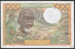1000 франков 1978-79 (Нигер)