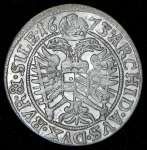 3 крейцера 1673 (Австрия)