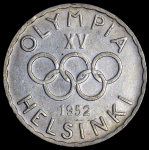 500 марок 1952 "XV летние Олимпийские игры, Хельсинки 1952" (Финляндия)