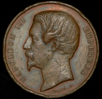 Медаль "Министерство сельского хозяйства и торговли  Орлеан" 1853 (Франция)