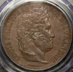 Модуль 5 франков 1831 (Франция) (в слабе)