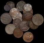 Набор из 20-ти медных монет