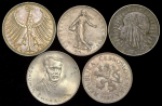 Набор из 5-ти сер  монет (cтраны Европы)