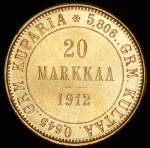 20 марок 1912 (Финляндия) S