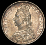 1/2 кроны 1887 (Великобритания)