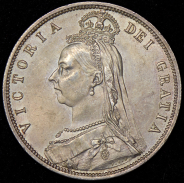 1/2 кроны 1887 (Великобритания)