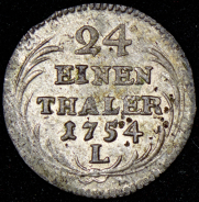 1/24 талера 1754 (Саксония)