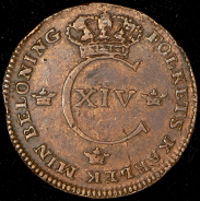 1/4 скиллинга 1821 (Швеция)