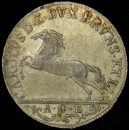 1/6 талера 1754 (Брауншвейг-Вольфенбюттель)