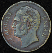 1 цент 1863 (Саравак)