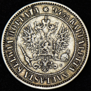 1 марка 1890 (Финляндия) L