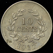 10 центов 1927 (Королевство Саравак)