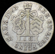 10 крейцеров 1763 (Ханау-Мюнценберг)