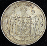 2 кроны 1930 "60 лет со дня рождения Короля Кристиана X" (Дания)