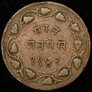2 пайса 1885 (Княжество Барода, Индия)