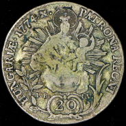20 крейцеров 1774 (Венгрия)
