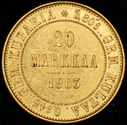 20 марок 1903 (Финляндия) L