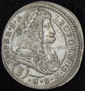 3 крейцера 1696 (Австрия)