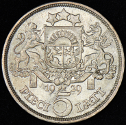 5 лат 1929 (Латвия)