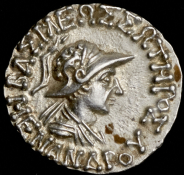 Драхма. Менандр. Бактрия