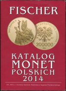 Книга Fischer "Katalog monet polskich" 2014