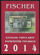 Книга Fischer "Katalog popularny banknotow polskich" 2014