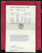 Набор монет 1990 (Нидерланды) (в п/у)