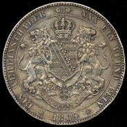 Талер 1864 (Саксония) B