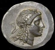 Тетрадрахма. Эолида. Мирина