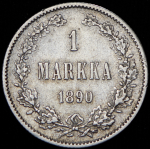 1 марка 1890 (Финляндия)