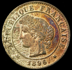 1 сантим 1896 (Франция)