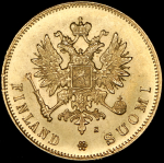 10 марок 1882 (Финляндия) S