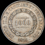 1000 реалов 1859 (Бразилия)