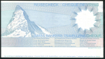 Дорожный чек 100 франков  Образец (Швейцария)