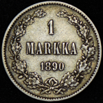 1 марка 1890 (Финляндия)