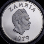 10 квач 1979 "Охрана природы - Короткохвостый сокол" (Замбия)