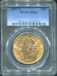 20 долларов 1891 (в слабе) (США) S