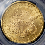 20 долларов 1891 (в слабе) (США)