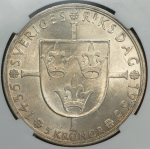 5 крон 1935 "500 лет Риксдагу - шведскому парламенту" (Швеция) (в слабе)