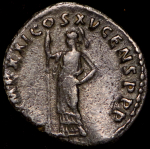 Денарий  Домициан  Рим империя