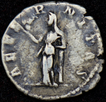Денарий  Фаустина Младшая  Рим империя
